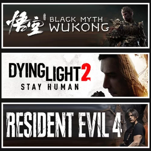  Black Myth Wukong +Dying Light 2 +Resident Evil.